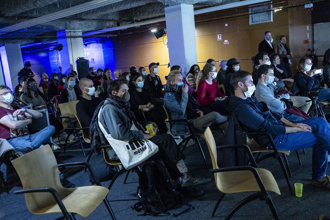 INACT Festival des Arts Mutants 2020 « Déclonisation » à La Fabrique Théâtre, Strasbourg. Photo : Patrick Lambin.