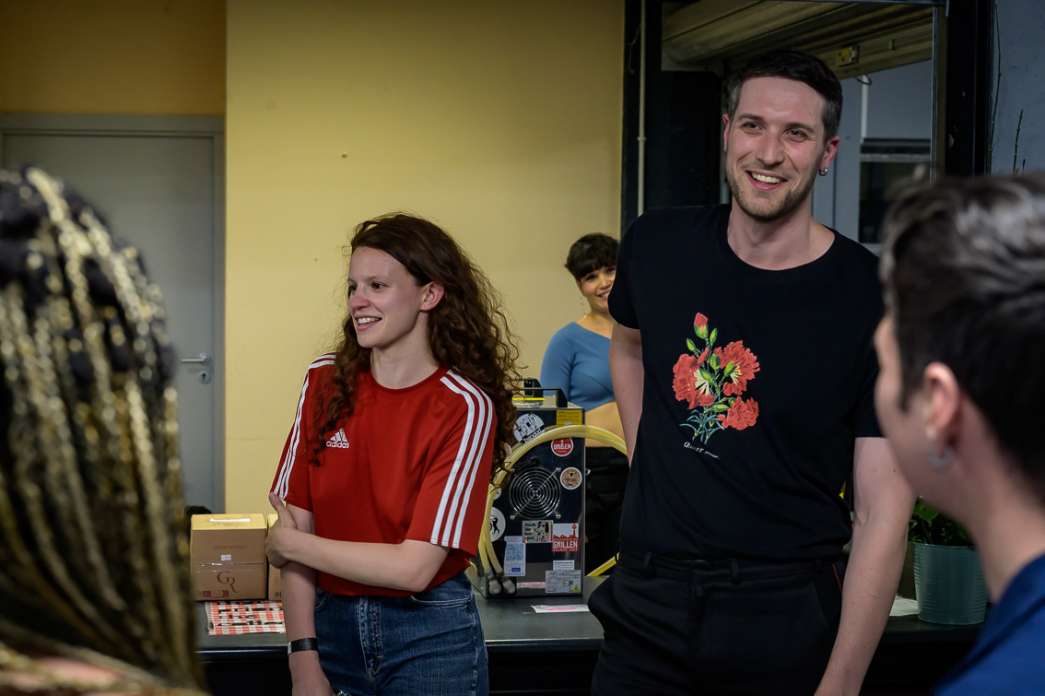 Chlo&eacute; Dor&eacute;mieux, Charles Mounal, AH !. INACT Festival des Arts Mutants 2025, Amalgame.