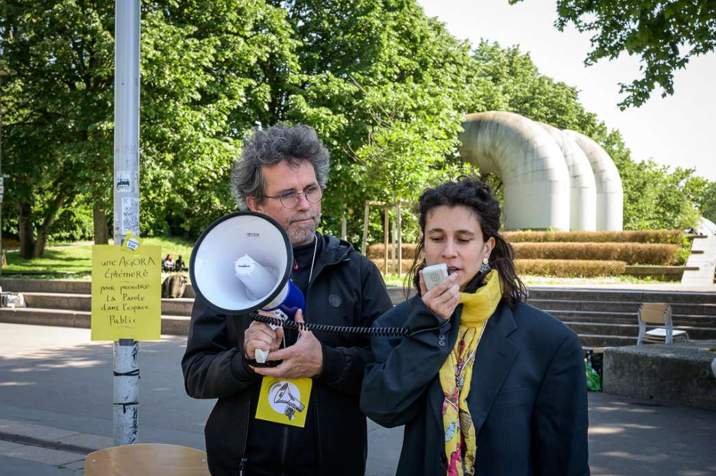 Alicia Jeannin, Comment dire&hellip;Une agora &eacute;ph&eacute;m&egrave;re. INACT Festival des Arts Mutants 2025, Amalgame.