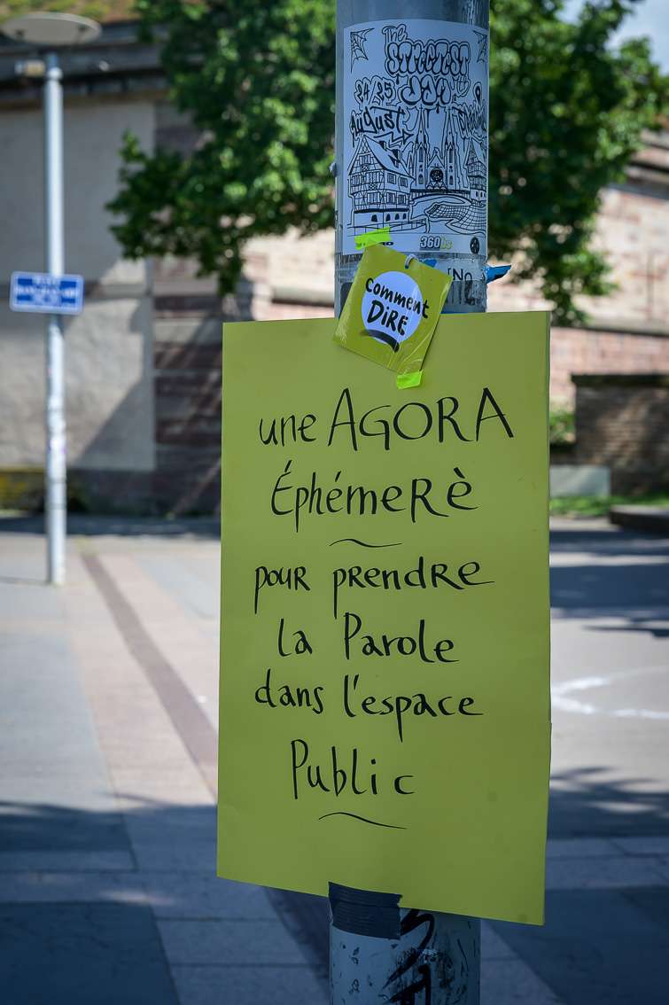 Alicia Jeannin, Comment dire&hellip;Une agora &eacute;ph&eacute;m&egrave;re. INACT Festival des Arts Mutants 2025, Amalgame.