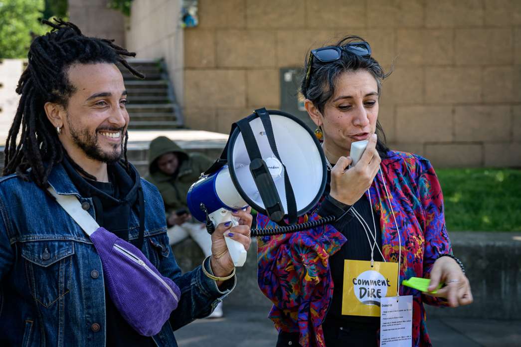Alicia Jeannin, Comment dire&hellip;Une agora &eacute;ph&eacute;m&egrave;re. INACT Festival des Arts Mutants 2025, Amalgame.