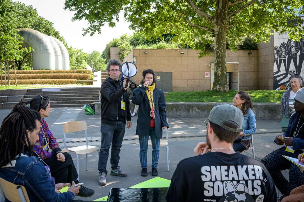 Alicia Jeannin, Comment dire&hellip;Une agora &eacute;ph&eacute;m&egrave;re. INACT Festival des Arts Mutants 2025, Amalgame.