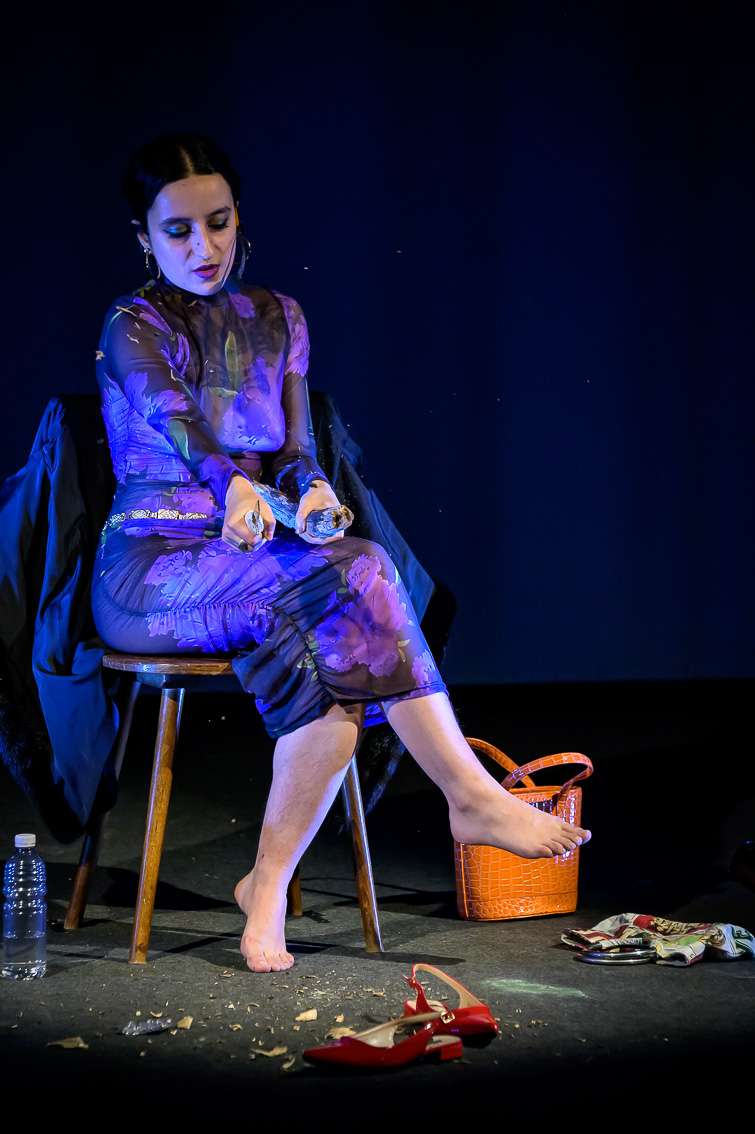 M&eacute;lina Ghorafi, Hallali. INACT Festival des Arts Mutants 2025, Amalgame.