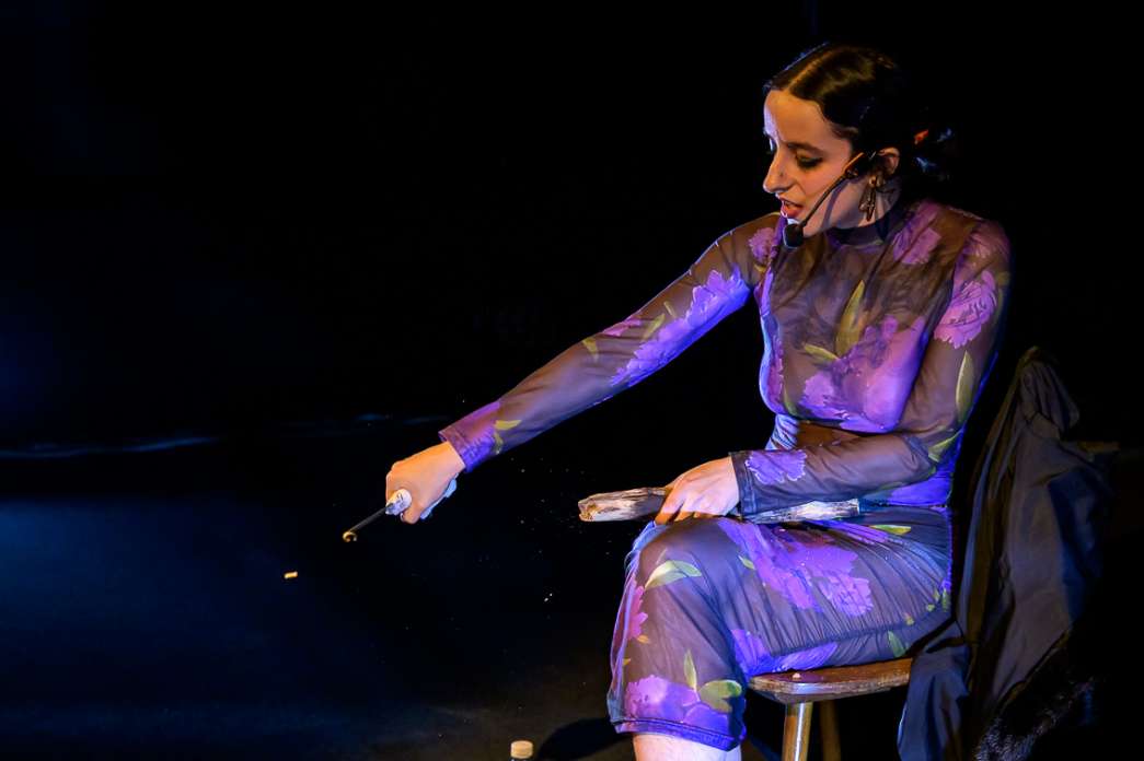 M&eacute;lina Ghorafi, Hallali. INACT Festival des Arts Mutants 2025, Amalgame.