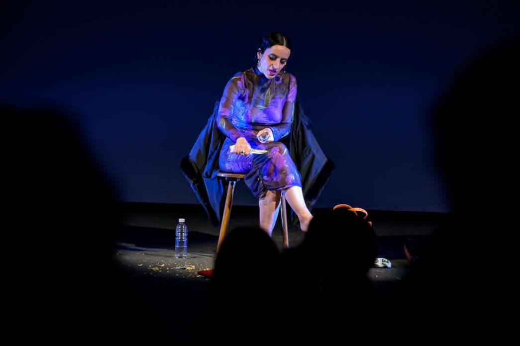 M&eacute;lina Ghorafi, Hallali. INACT Festival des Arts Mutants 2025, Amalgame.