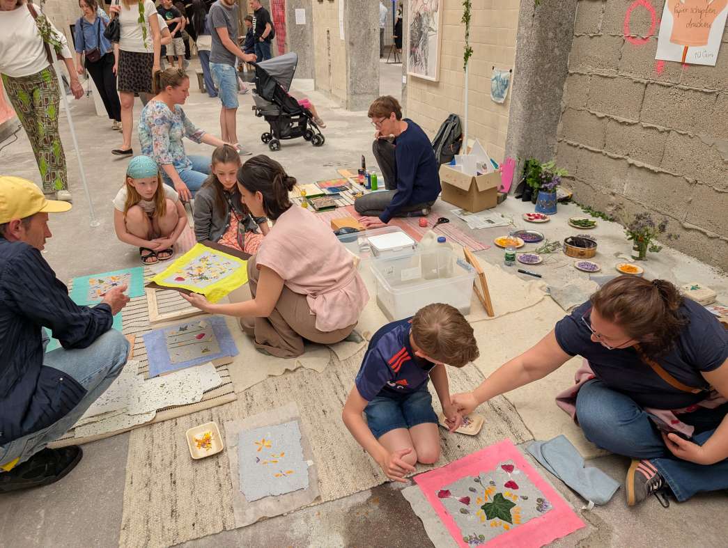Boglarka Balassa, Eva Wittig, Cr&eacute;er avec les ressources du territoire. INACT Festival des Arts Mutants 2025, Amalgame.