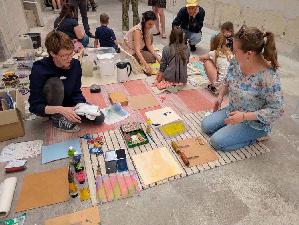 Boglarka Balassa, Eva Wittig, Cr&eacute;er avec les ressources du territoire. INACT Festival des Arts Mutants 2025, Amalgame.