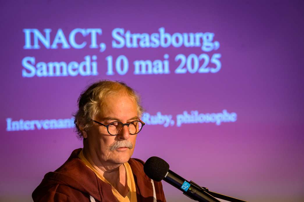 Christian Ruby, Philosophie et performances : aller et retour. INACT Festival des Arts Mutants 2025, Amalgame.