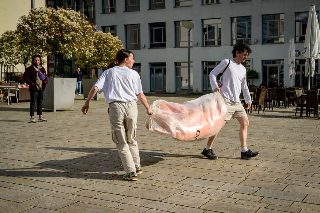 Gr&eacute;goire Chaudron, Alice Jouan, Rapport d'&eacute;chelle / Ma&szlig;stabsverh&auml;ltnis. INACT Festival des Arts Mutants 2025, Amalgame.