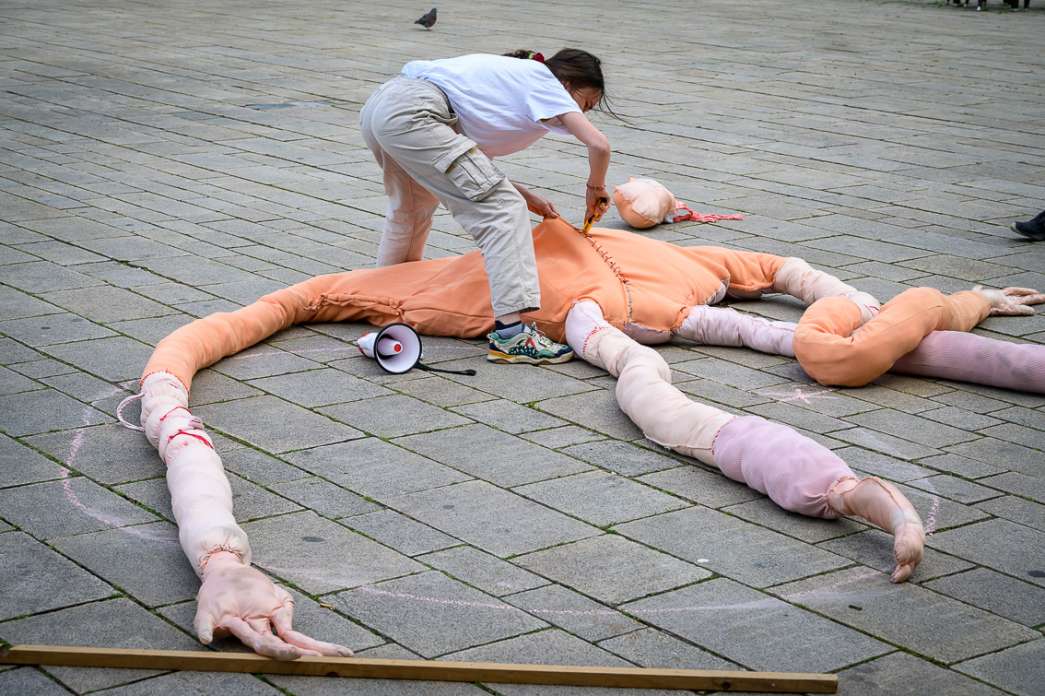 Gr&eacute;goire Chaudron, Alice Jouan, Rapport d'&eacute;chelle / Ma&szlig;stabsverh&auml;ltnis. INACT Festival des Arts Mutants 2025, Amalgame.