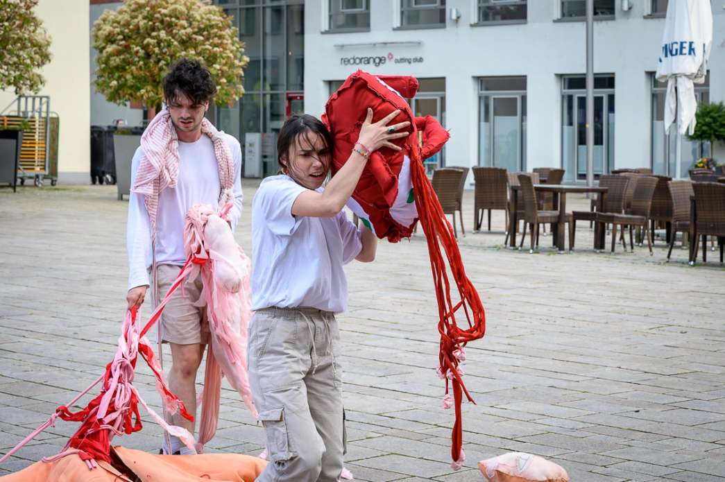 Gr&eacute;goire Chaudron, Alice Jouan, Rapport d'&eacute;chelle / Ma&szlig;stabsverh&auml;ltnis. INACT Festival des Arts Mutants 2025, Amalgame.