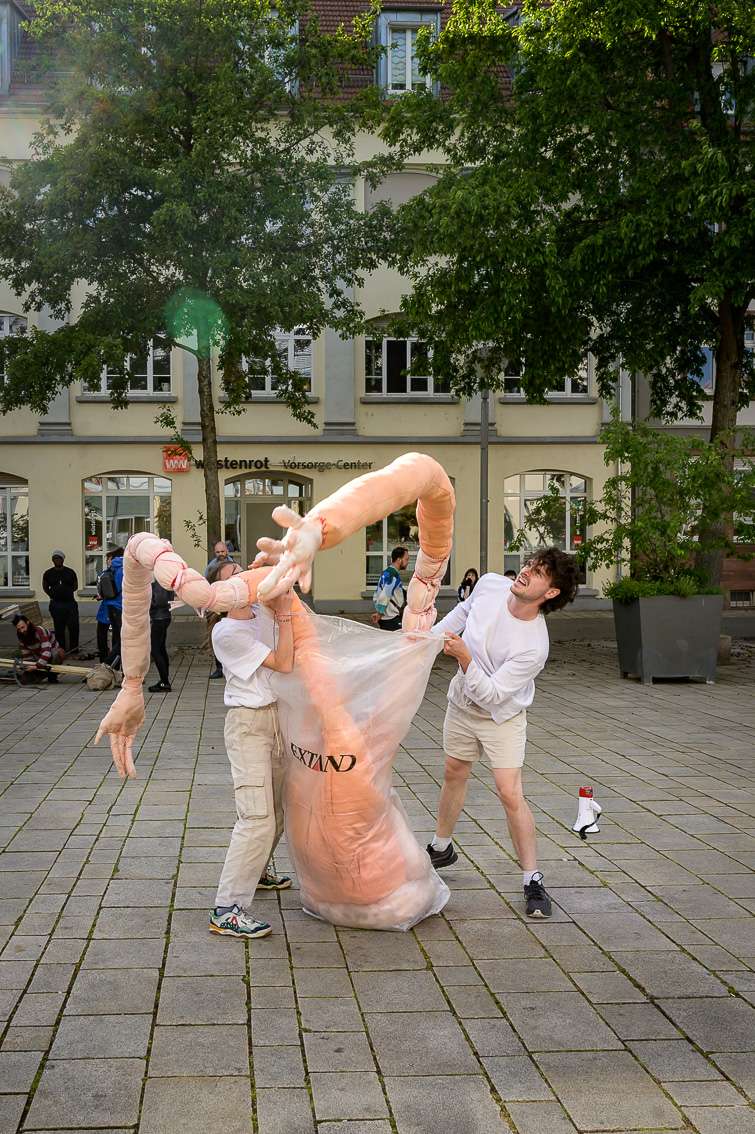 Gr&eacute;goire Chaudron, Alice Jouan, Rapport d'&eacute;chelle / Ma&szlig;stabsverh&auml;ltnis. INACT Festival des Arts Mutants 2025, Amalgame.