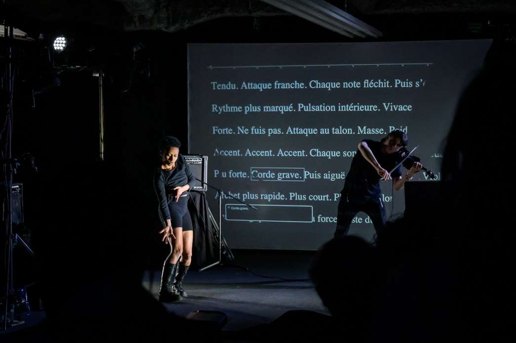 Helena Kanczinger, Alexis Tedde, R&eacute;sonnance Dissonante. INACT Festival des Arts Mutants 2025, Amalgame.