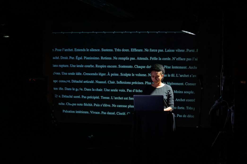 Helena Kanczinger, Alexis Tedde, R&eacute;sonnance Dissonante. INACT Festival des Arts Mutants 2025, Amalgame.