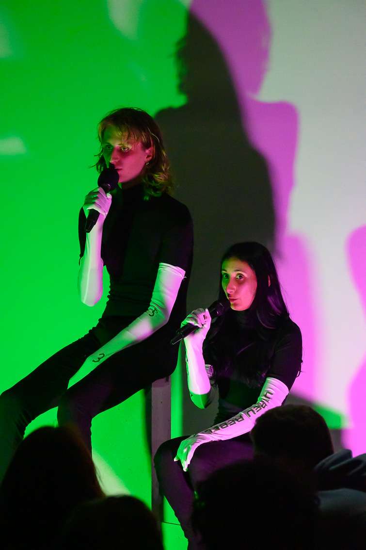 Julien Kirrmann, Ines Assoual, D&eacute;compte vers une fin connue. INACT Festival des Arts Mutants 2024, Co-modification.