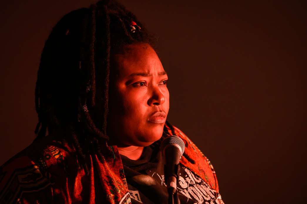 Falonne Mambu, Sarah Solo, Orakle Ngoy, Et Si... INACT Festival des Arts Mutants 2024, Co-modification.