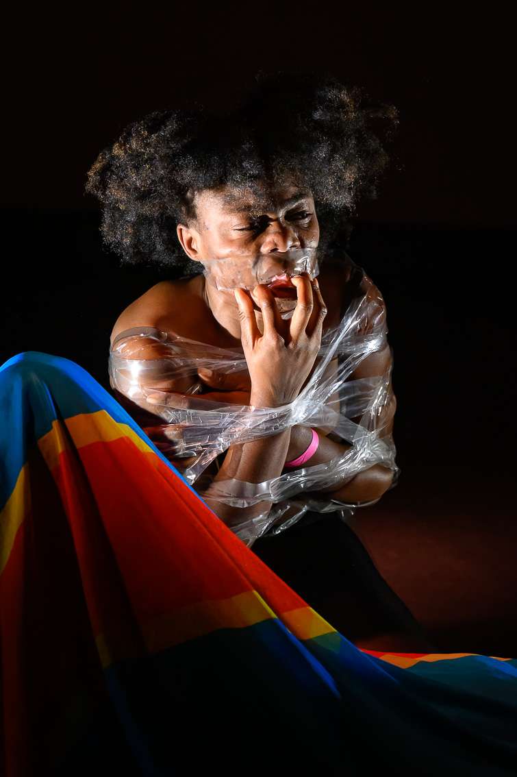 Falonne Mambu, Sarah Solo, Orakle Ngoy, Et Si... INACT Festival des Arts Mutants 2024, Co-modification.