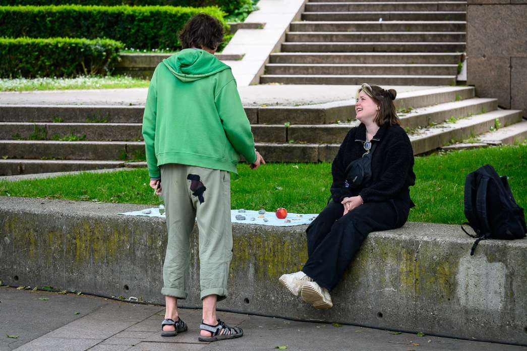 Eva Prusiewicz, La grand troc. INACT Festival des Arts Mutants 2024, Co-modification.