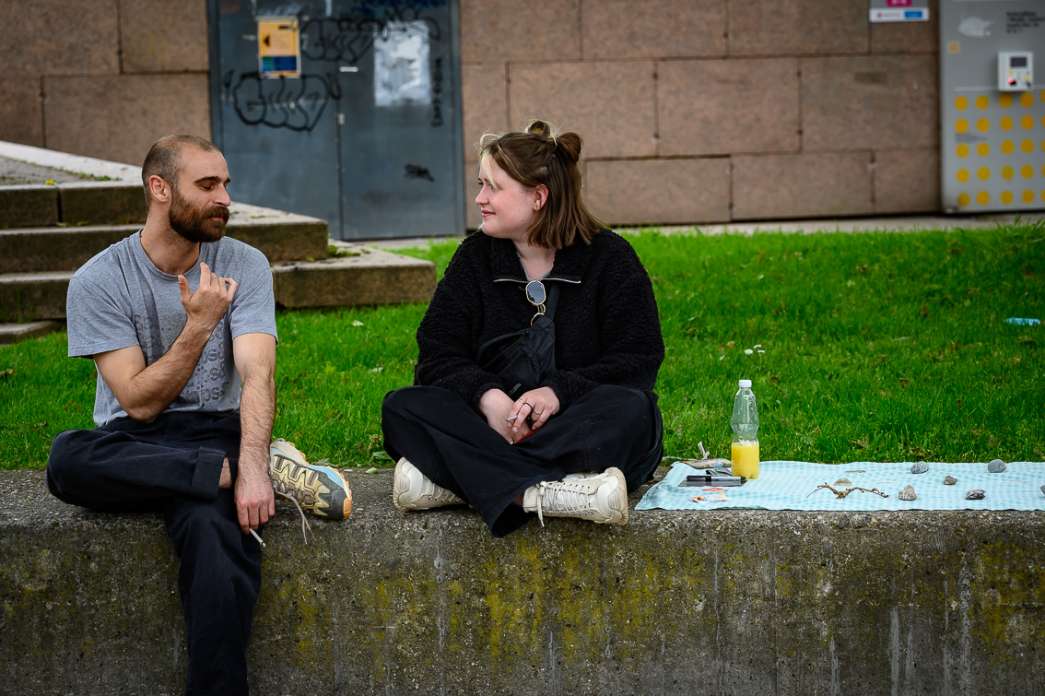 Eva Prusiewicz, La grand troc. INACT Festival des Arts Mutants 2024, Co-modification.