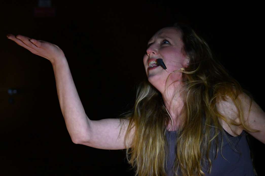 Fiona Chaudon, Compagnie Art mel', P&eacute;rip&eacute;tie d&rsquo;une cage. INACT Festival des Arts Mutants 2024, Co-modification.