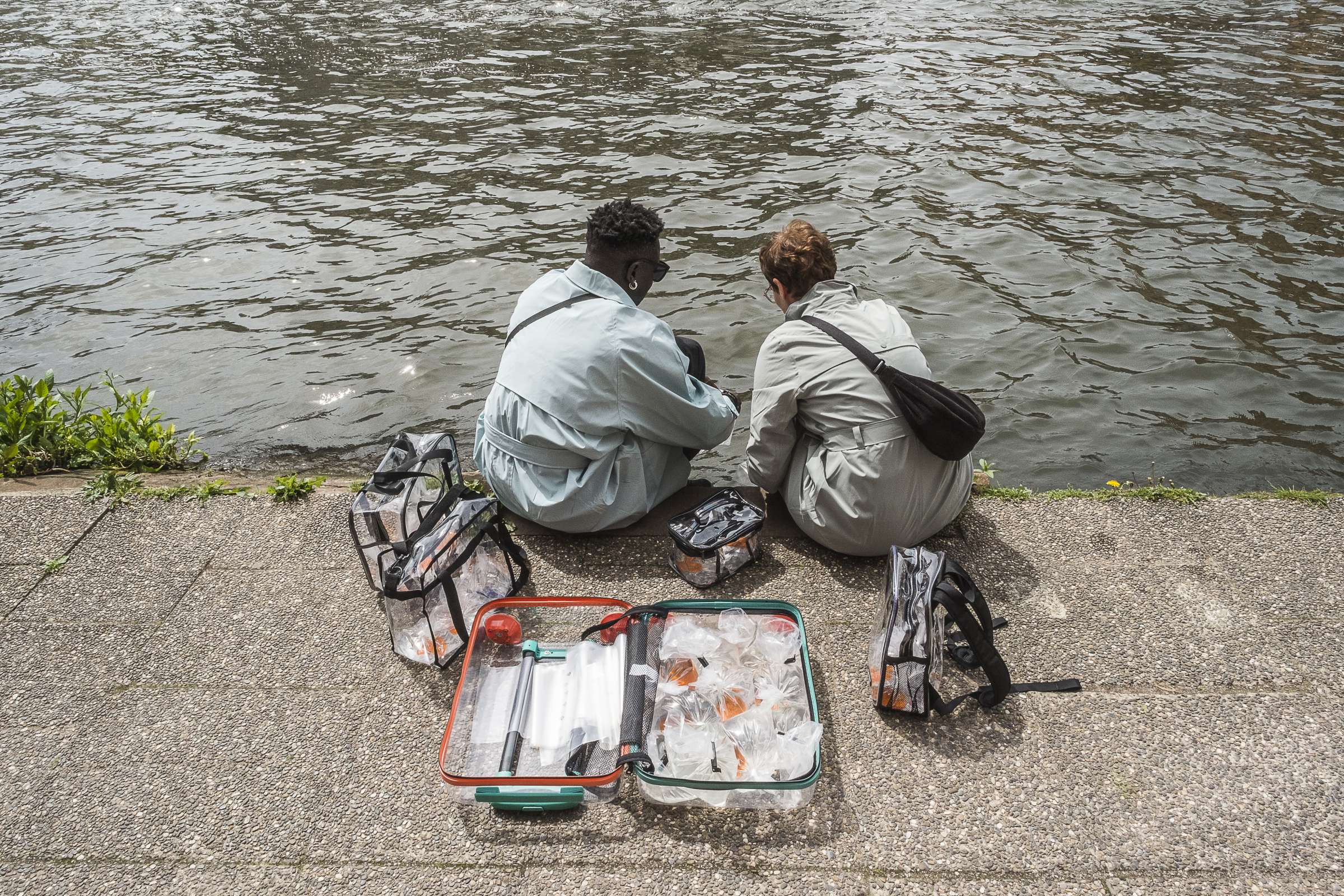 Androa Mindrekolo, Possession de l'eau. INACT Festival des Arts Mutants 2024, Co-modification.
