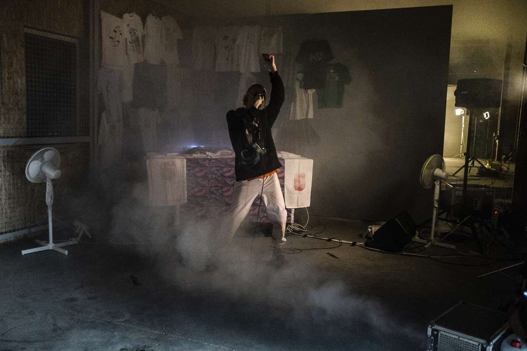 La Sale Garce / Carpaccio Cathédrale & Club in House, « After party / La Sale Garce ». INACT Festival des Arts Mutants 2020. Photo : Patrick Lambin.