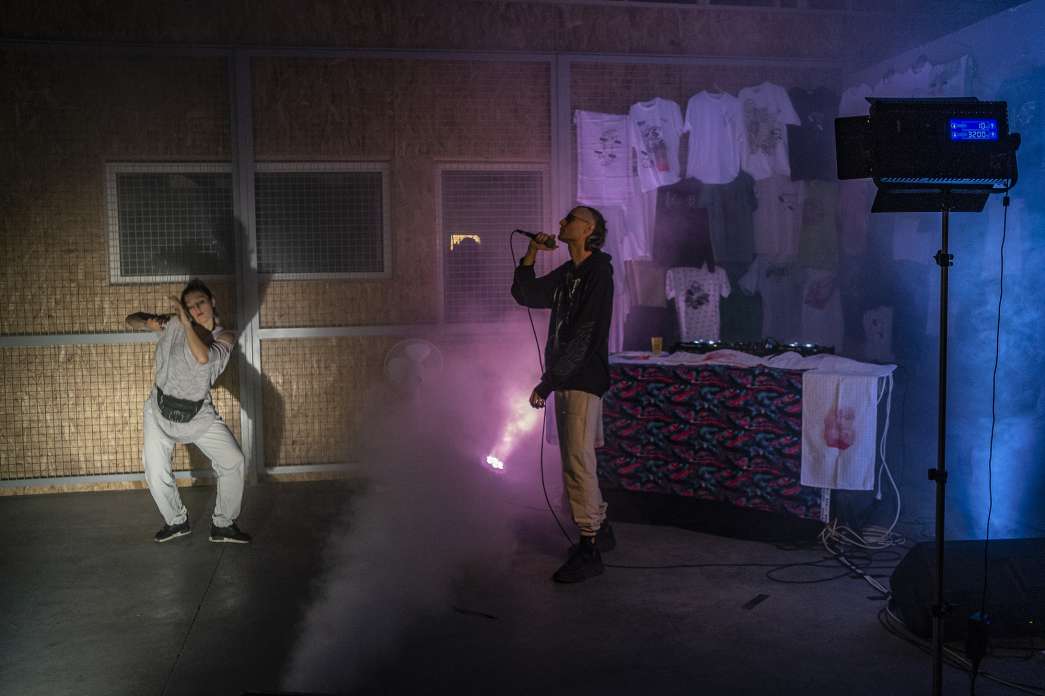 La Sale Garce / Carpaccio Cathédrale & Club in House, « After party / La Sale Garce ». INACT Festival des Arts Mutants 2020. Photo : Patrick Lambin.
