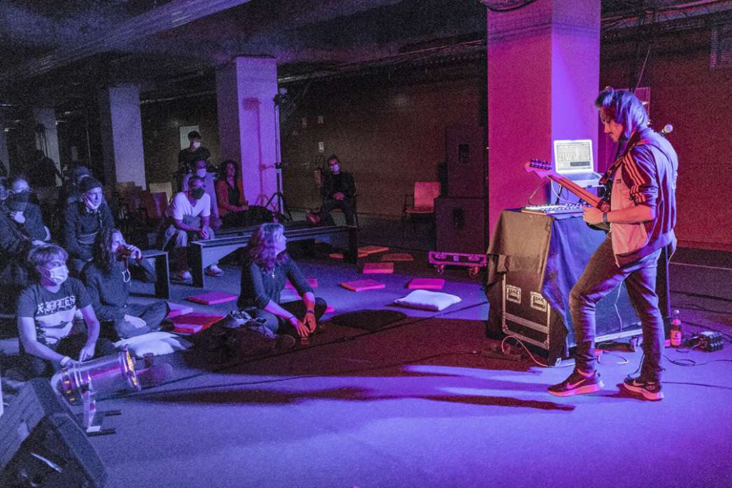 Philip Pentacle. INACT Festival des Arts Mutants 2020. Photo : Patrick Lambin.
