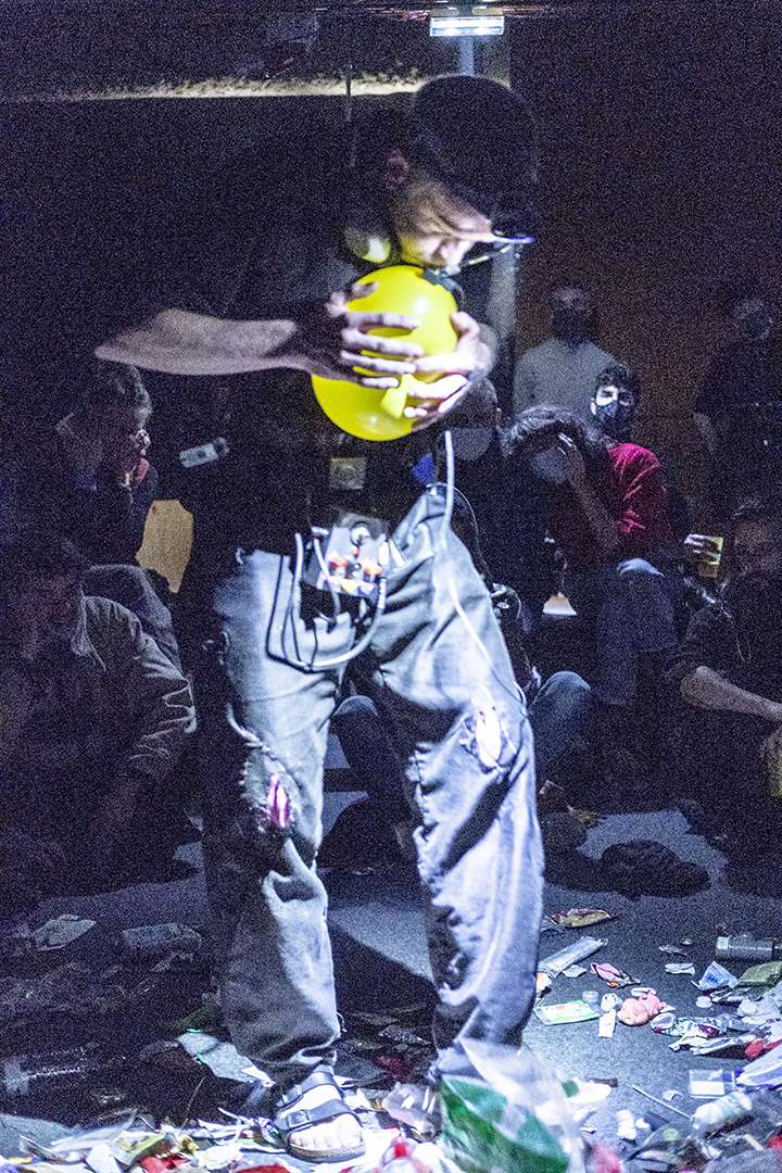 Willliam Nurdin, « RIR 1009 ». INACT Festival des Arts Mutants 2020. Photo : Patrick Lambin.