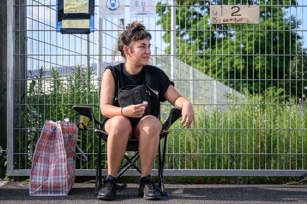Julie Gaubert, « En silence ». INACT Festival des Arts Mutants 2021. Photo : Christophe de Barry / Hans Lucas.