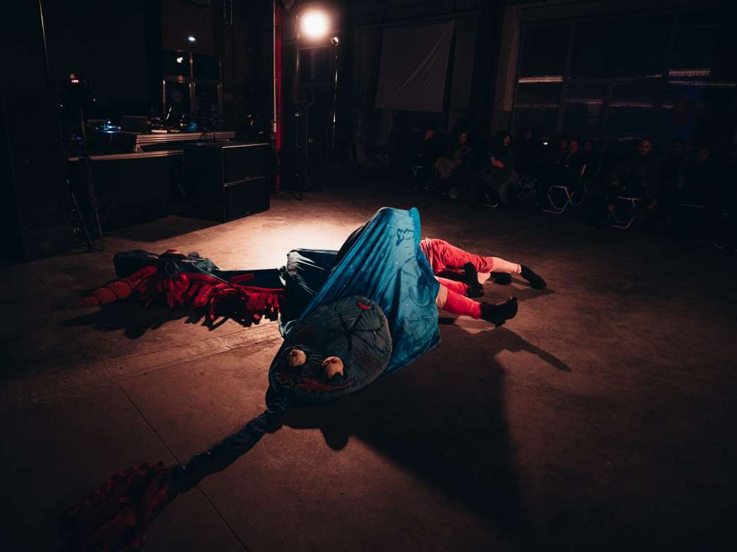 Pablo Del Hierro et Efrain Del Hierro « Poncili Creación ». INACT Festival des Arts Mutants 2021 «‍ Inframince » Photo : Valentine Zeler et Patrick Lambin.