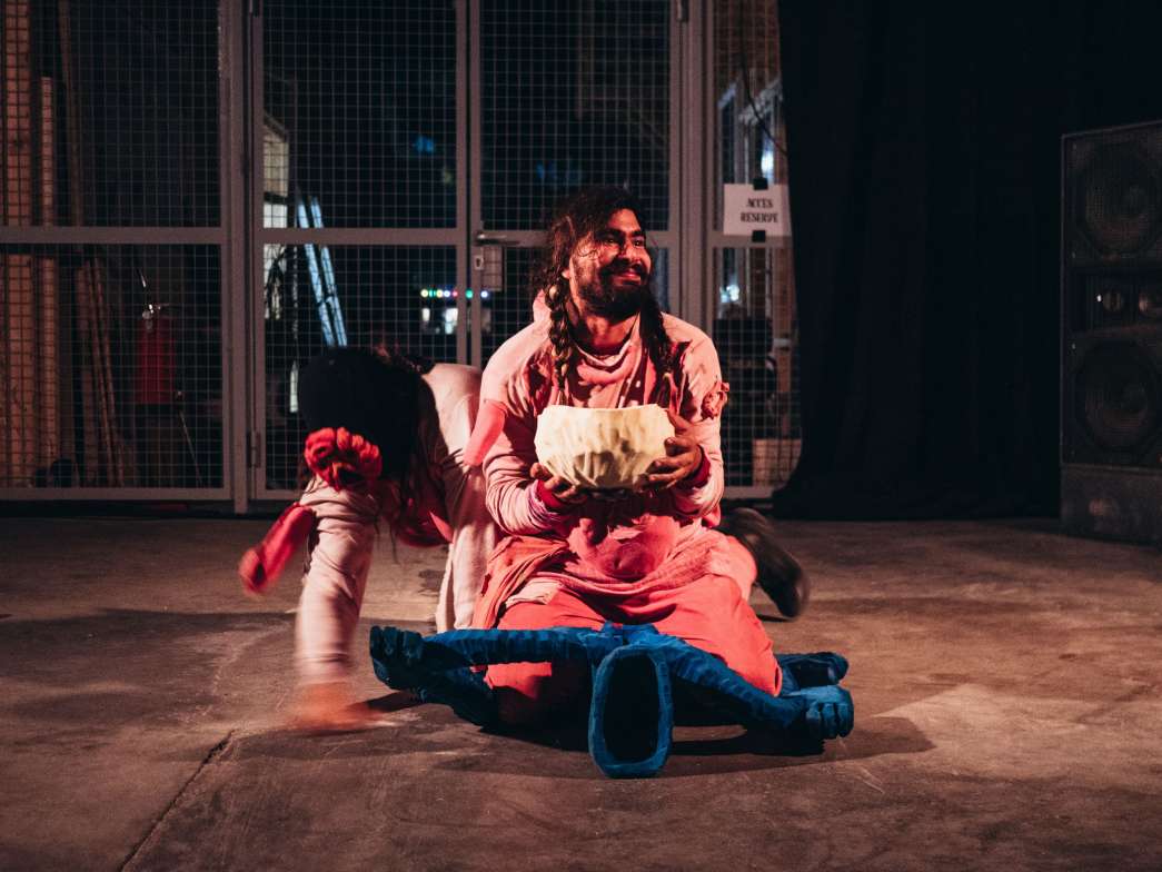 Pablo Del Hierro et Efrain Del Hierro « Poncili Creación ». INACT Festival des Arts Mutants 2021 «‍ Inframince » Photo : Valentine Zeler et Patrick Lambin.