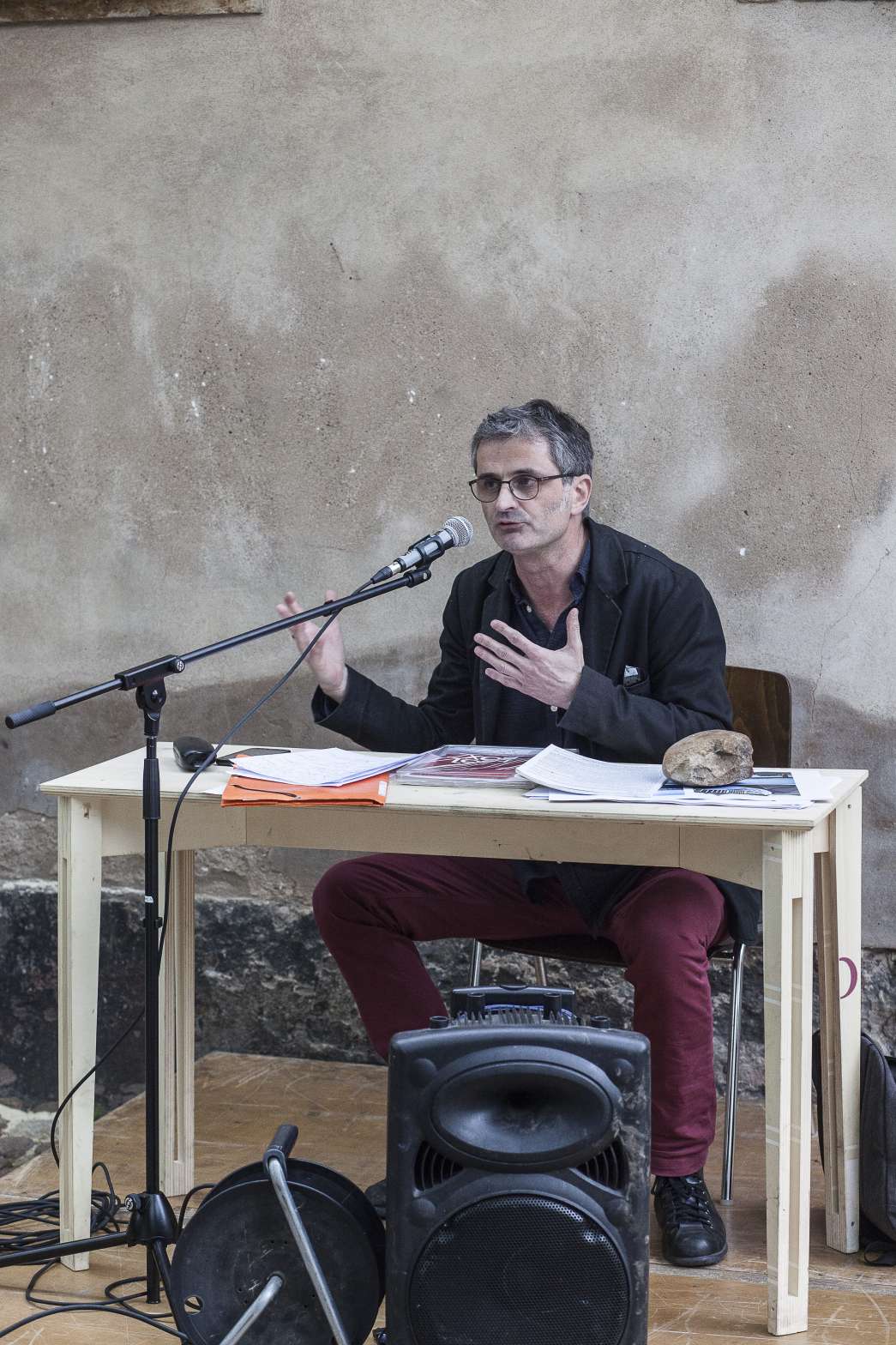 L'art peut-il inviter chacune et chacun à peser sur l'espace public ? Le cas des œuvres prenant la forme de protocoles, Jacques Rivet, INACT 2019. Photo : Patrick Lambin
