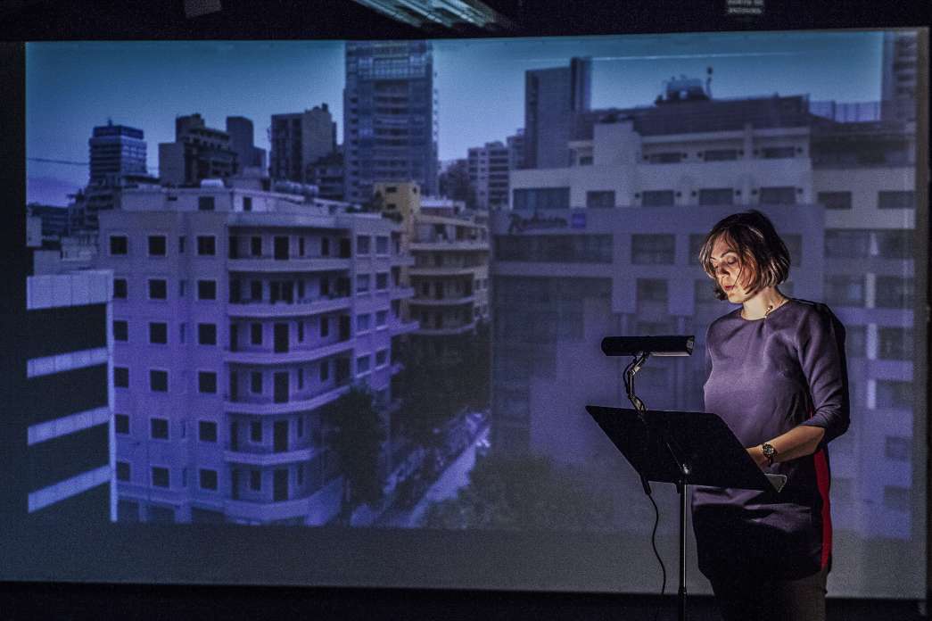 Voyeur, Adina Ochea, INACT 2019. Photo : Patrick Lambin.