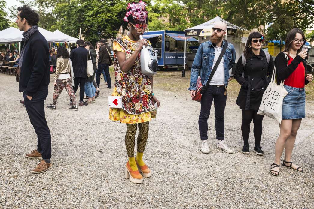 Légende : Festin Pressé, Super Banquet, INACT 2018. Photo : Patrick Lambin.