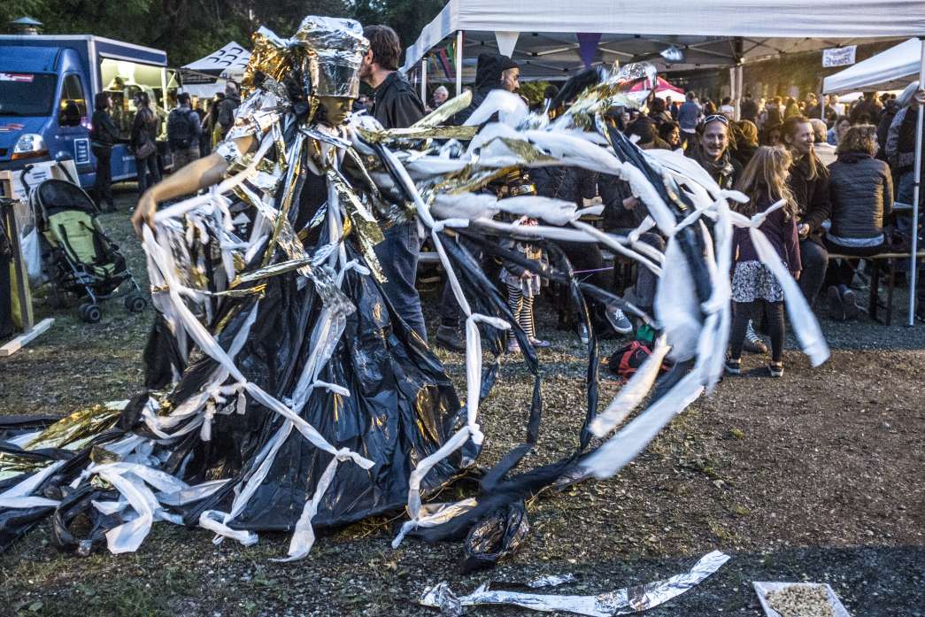 Légende : Festin Pressé, Super Banquet, INACT 2018. Photo : Patrick Lambin.