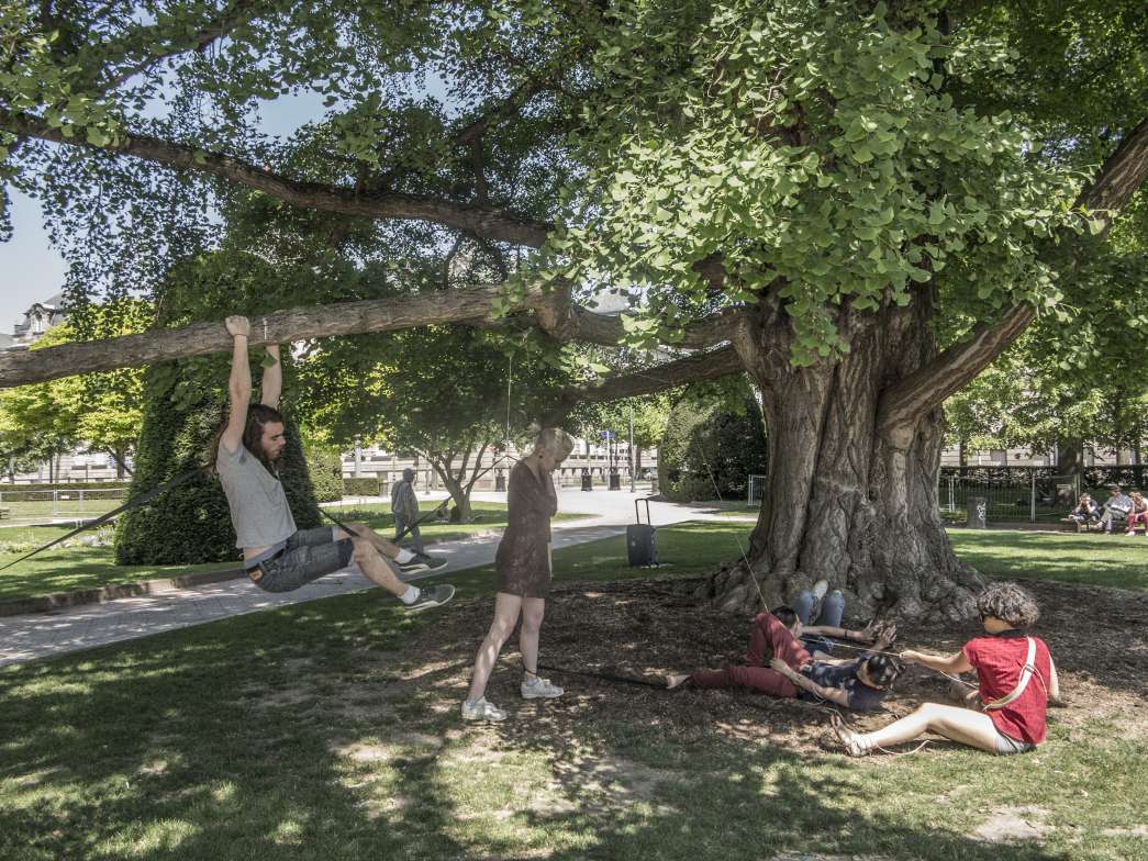 Légende : Humanimals, Laura Corcuera, INACT 2018. Photo : Patrick Lambin.