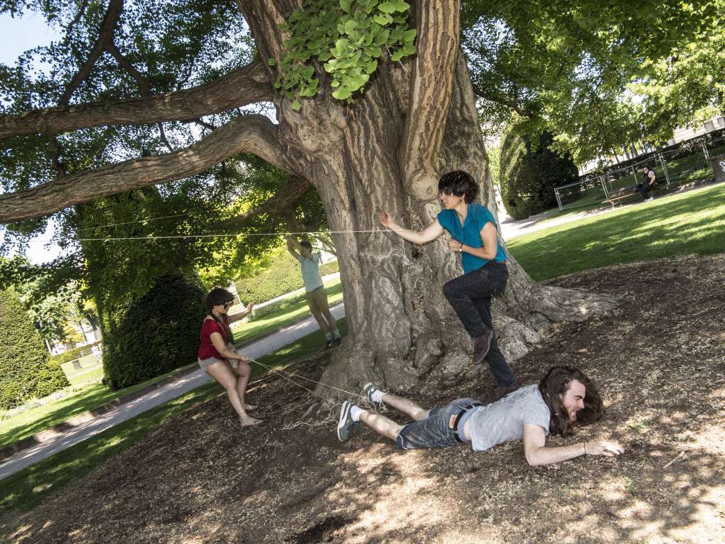 Légende : Humanimals, Laura Corcuera, INACT 2018. Photo : Patrick Lambin.
