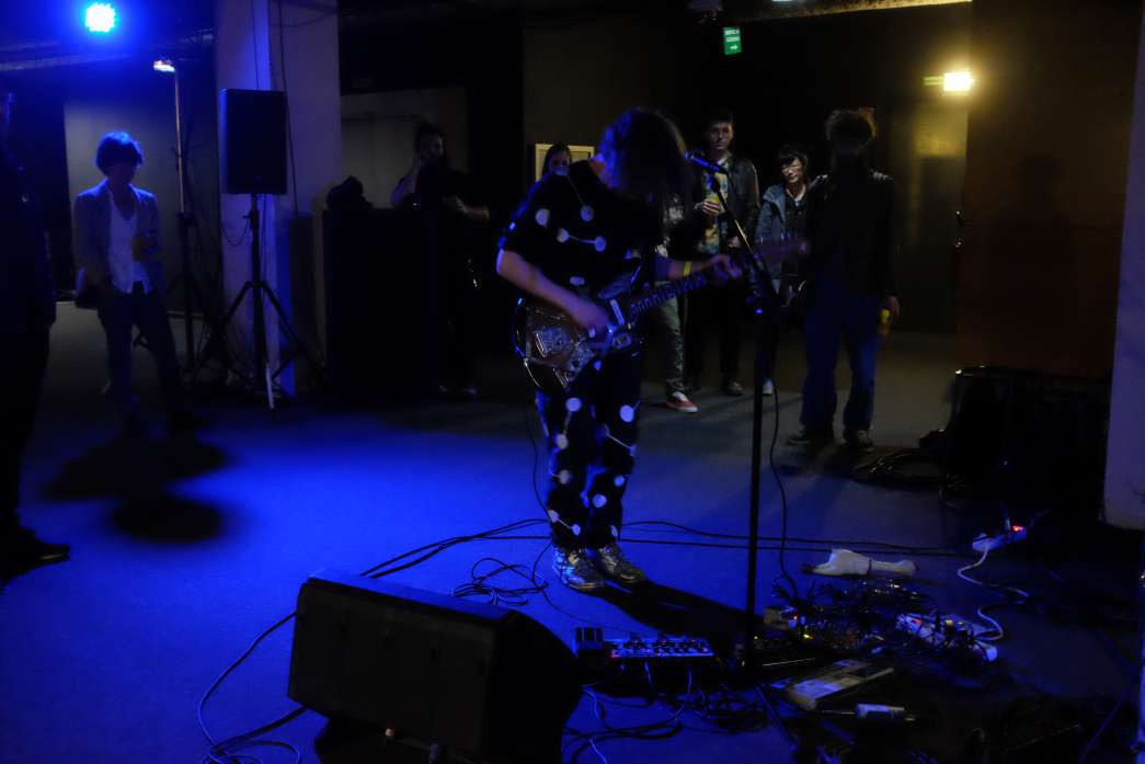 Légende : No-wave / No jazz, Zad Kokar & Les Combi Beyaz, INACT 2018. Photo : Patrick Lambin.