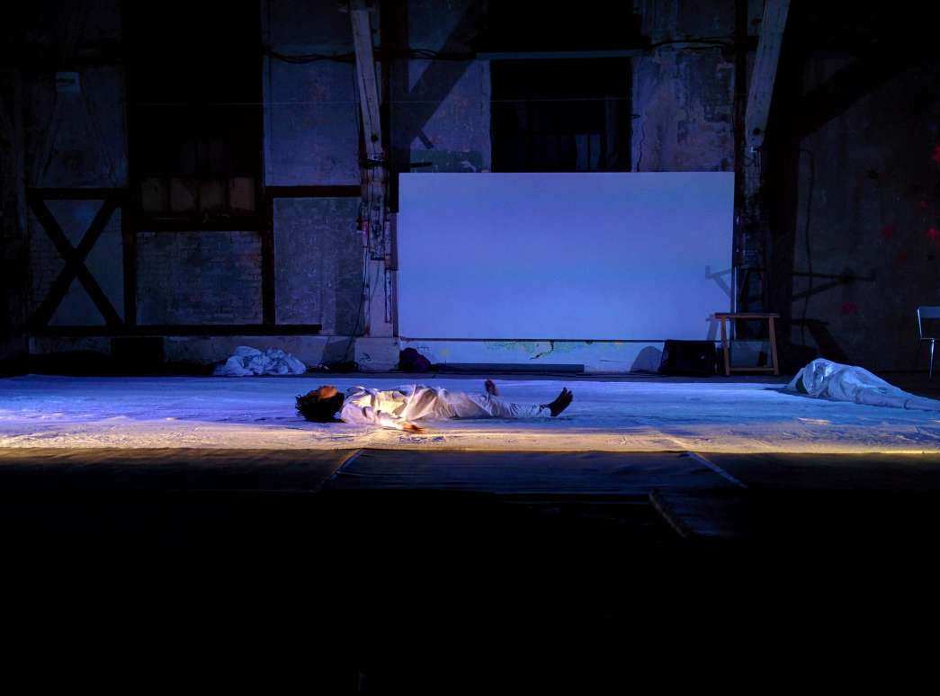 Légende : Bazin, Tidiani N’Diaye et Arthur Eskenazi, INACT 2017. Photo : Patrick Lambin.