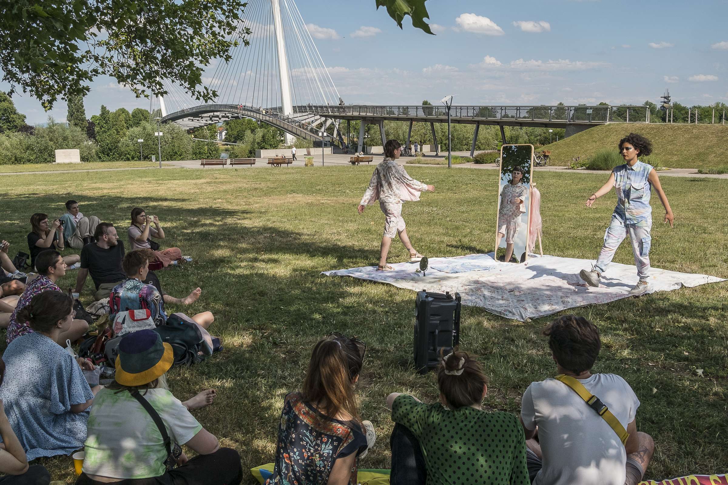 Camouflage, Nino André, Vincianne Mandrin, inact22, Patrick Lambin