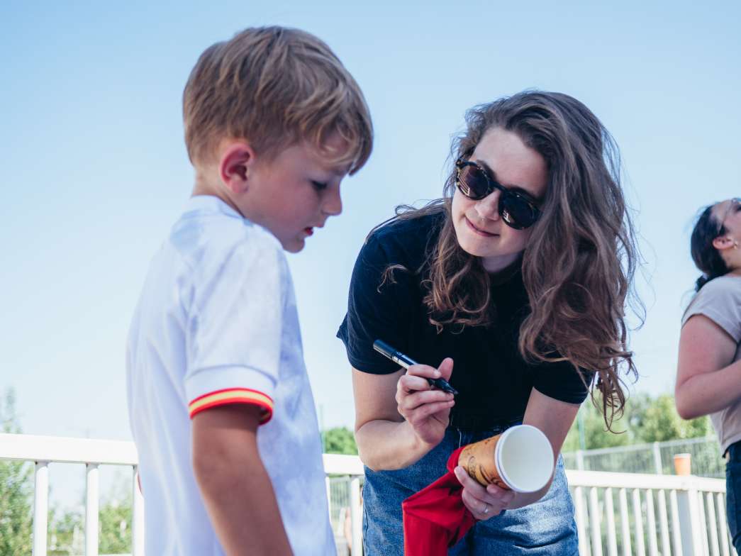 Performances d'&eacute;tudiants de l'ENSAS, fete du quartier, inact22