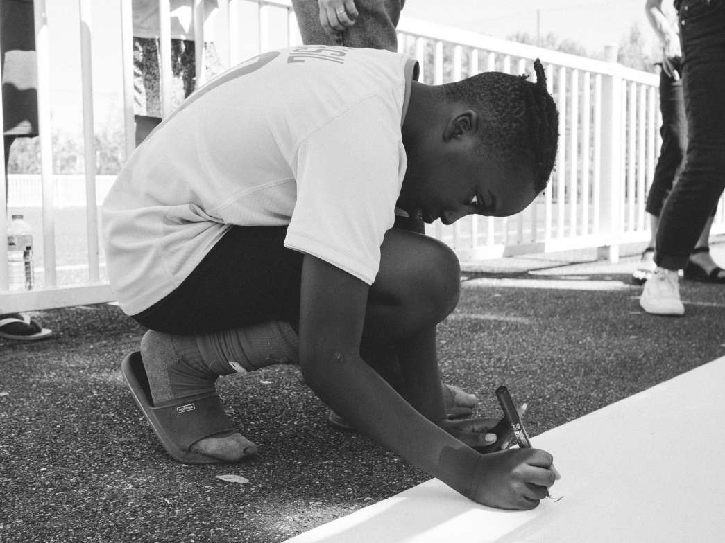 Performances d'&eacute;tudiants de l'ENSAS, fete du quartier, inact22