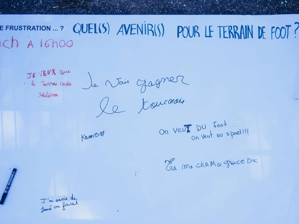 Performances d'&eacute;tudiants de l'ENSAS, fete du quartier, inact22