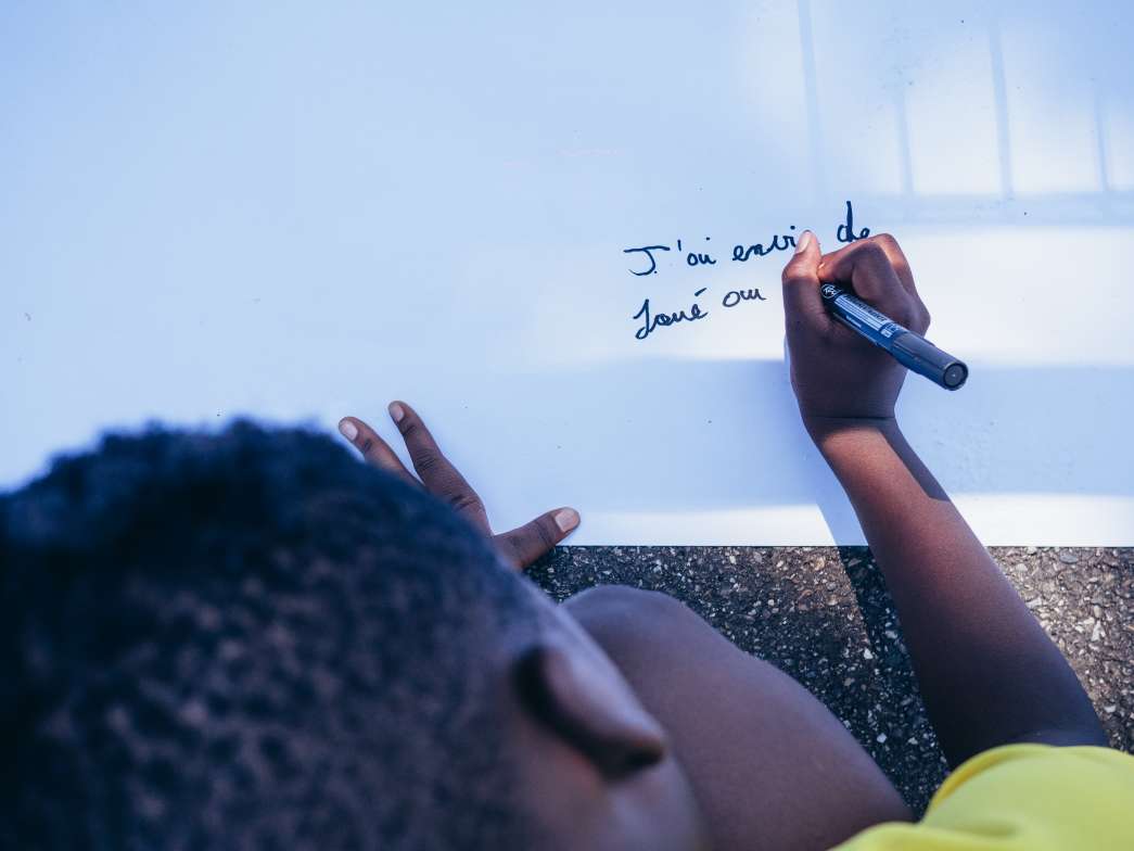 Performances d'&eacute;tudiants de l'ENSAS, fete du quartier, inact22