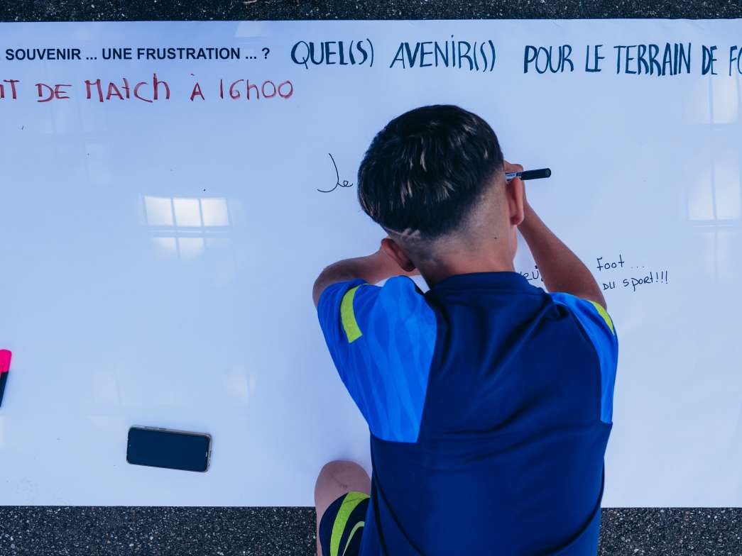 Performances d'&eacute;tudiants de l'ENSAS, fete du quartier, inact22